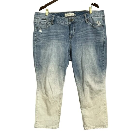 Torrid Gradient Blue Skinny Jeans - Picture 1 of 12